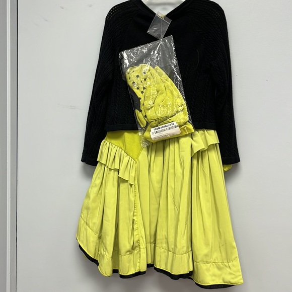 Eliane et Lena gorgeous dress with sweater and tights! New with tags! Gorgeous! - Picture 2 of 8